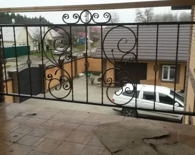 фото Балконное ограждение художественная ковка