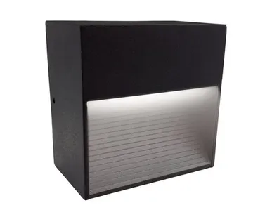 фото Светильник сд уличный ULU-S03A-3W-4000K IP54 BLACK архитектурный накладной корпус черный TM Uniel