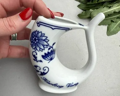 фото Бюветница Karlovy Vary фарфор 1990 год 10 см