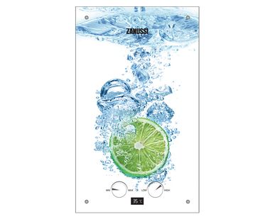 фото Водонагреватель газовый Zanussi GWH 10 Fonte Glass Lime
