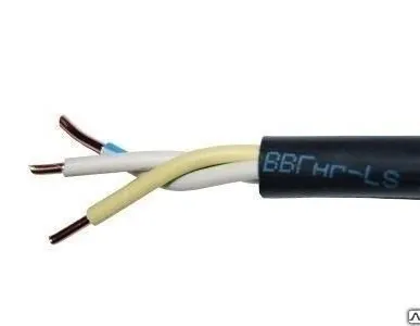 фото Кабель ВВГнг LS 2*1,5 ож