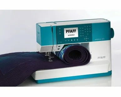 фото Швейная машина Pfaff Ambition 620, белый/бирюзовый
