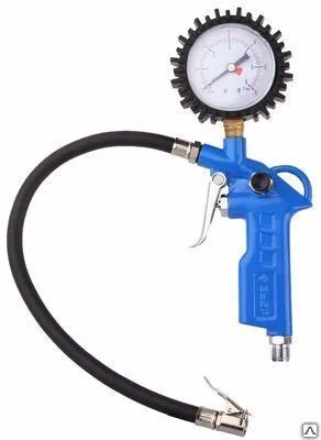 Фото №0 Пистолет ЗУБР "ЭКСПЕРТ" для подкачки шин, максимальное давление 15 атмосфер