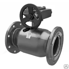 Фото №0 Кран шаровый LD КШЦф из Ст.20 Ду350Ру2.5МПа  в комплекте средуктором