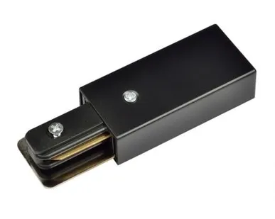 фото UBX-Q121 K01 BLACK 1 POLYBAG Ввод питания для шинопровода. Однофазный. Черный. ТМ Volpe.