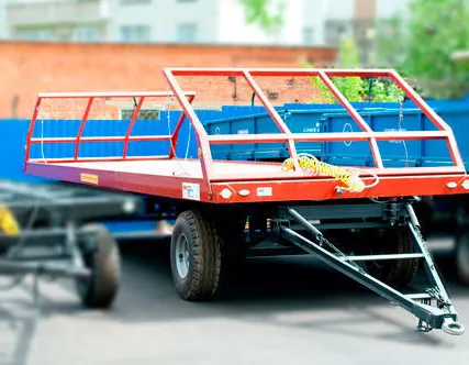 Фото №0 RMZ-8, Рулоновоз (прицеп для перевозки рулонов, 2-х осый, г\п 8 т.)