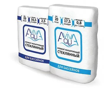фото Стеклянный фильтрующий элемент Aquaviva 0.5-1.5 (20 кг)