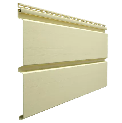 Фото №0 Сайдинг Docke Брус D6S Банан Деке Premium виниловый