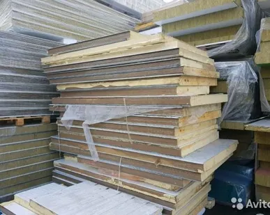 фото Сэндвич панели ппу 60 мм, 2,49 м