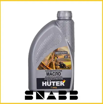 Фото №0 Масло 2Т полусинтетическое для двухтактных двигателей, для техники Huter, 1л