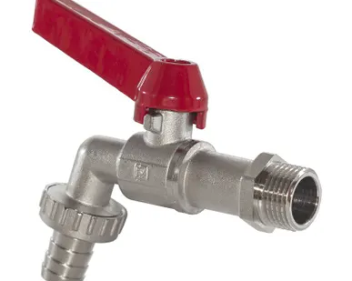 фото Кран шаровый 1/2 дюйма, водоразборный, резьба наружняя