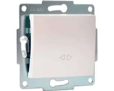 фото Механизм выключателя промежуточного 1-кл. 2п СП Karina 10А IP20 жемчуж./бел. перламутр LEZARD 707-3088-107