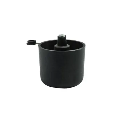 Фото №0 Опора меб. пласт. WPJA-22 h68 регул. черный AKS