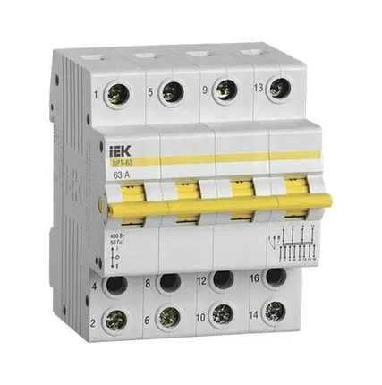 Фото №0 Переключатель трехпозиционный IEK 4P 63А