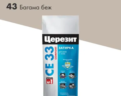 фото Затирка CE33 Ceresit багама беж. 2кг №43