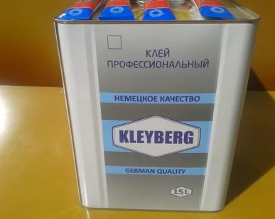 фото Клей KLEYBERG 900 И-18% полиуретановый (в мет. канистрах весом 11,7 кг)