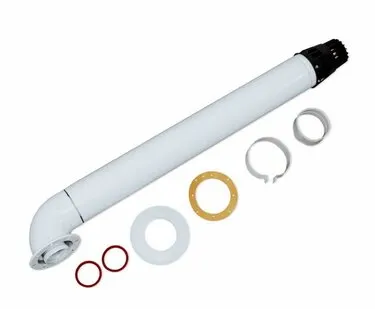 фото Комплект коаксиального дымохода Federica Bugatti 60/100 1000 универсальный с наконечником "антилёд"