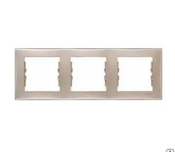 фото Рамка 3-м Sedna горизонт. титан SchE SDN5800568