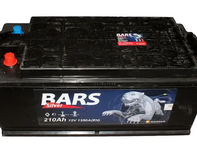 фото Аккумулятор BARS Silver 6ст-210 о.п. АПЗ конус