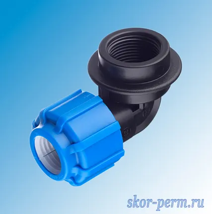 Фото №0 Угольник ВР 20х3/4 ПНД