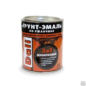 фото Грунт-эмаль молотковая по ржавчине Медный 2л