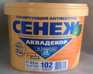 фото Тонирующий антисептик "СЕНЕЖ"