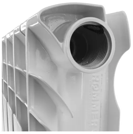 Фото №1 Алюминиевый радиатор отопления Rommer Plus , 96/500, 146Вт, 6 секций