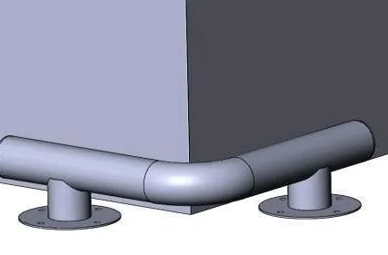 Фото №0 Колесоотбойник для защиты углов КО-76.5.000 СБ