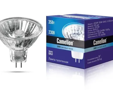 фото Лампа галогенная MINI JCDR (MR11) 35Вт 220В GX5.3 Camelion 7092