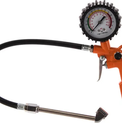 Фото №0 Пистолет для накачки шин с манометром Кратон TIG-02 3.01.02.035