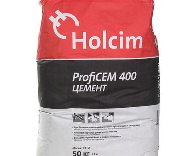 фото Цемент Holcim Profi 400, 50 кг