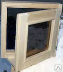 фото Форточка банная, липа 40х40, шт.