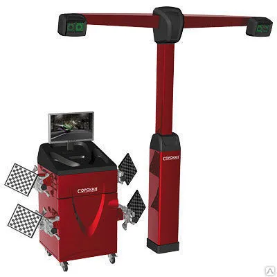 Фото №0 Стенд для сход-развала с технологией 3D, 4 видеокамеры/мишени