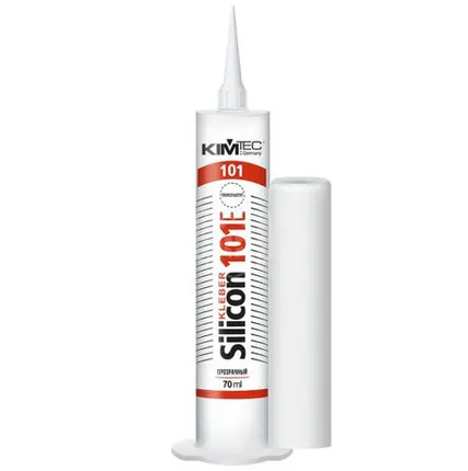 Фото №0 KIM TEC 101Е Герметик силиконовый прозрачный 70мл (02-01-42)