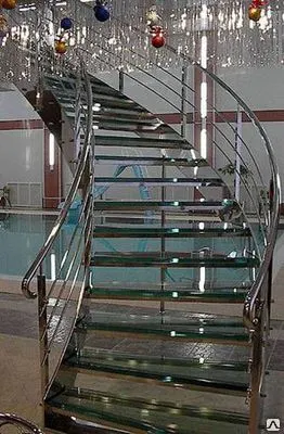 Фото №0 Лестницы нержавеющие