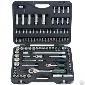 Фото №0 Набор головок и приспособлений force 108 предметов 1/2, 1/4 6 гранные голов