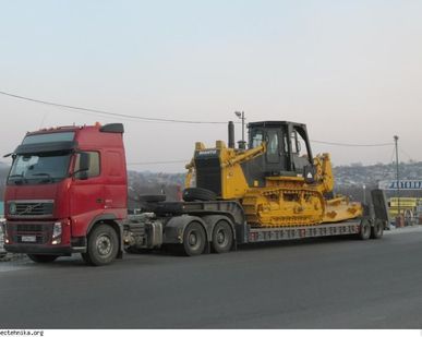 фото Перевозка негабаритных грузов тралом