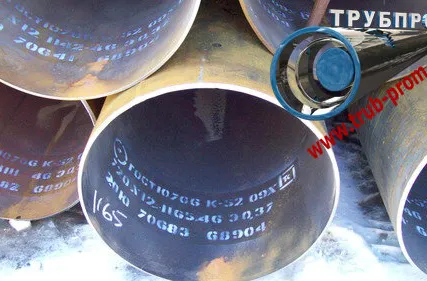 Фото №0 Труба 720х12 К52 сталь 17Г1С, ГОСТ 10706-76