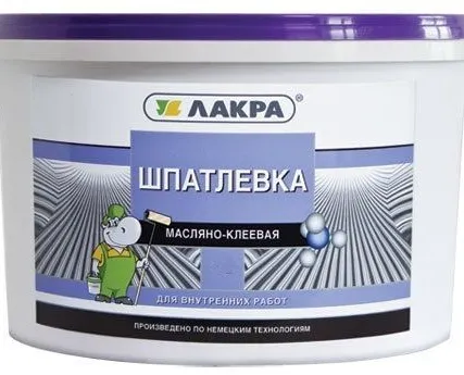 Фото №0 Шпаклевка Лакра масляно-клеевая, ведро 1.5 кг
