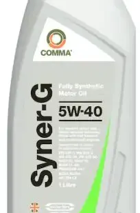 фото Моторное масло COMMA SYN1L 5W-40 синтетическое 1 л