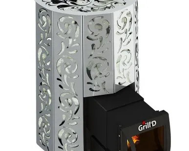 фото Печь дровяная Grill D Violet Steel Long Pro