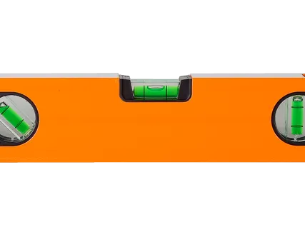 Фото №0 Уровень алюминиевый «Магнитный» 400мм 3 глазка фрезерованный Вихрь
