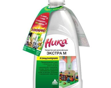фото Дезинфицирующее средство «Ника-Экстра М» 500 мл, 1 л, 5 л