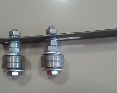 фото КОМПЛЕКТ ПОДДЕРЖ. РОЛИКОВ НА ПЛАСТИНЕ d 45 СИЛИКОН