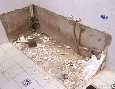 фото Демонтаж ванны