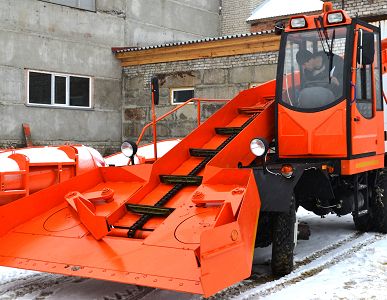 фото Снегопогрузчик лаповый КЗДМ-206