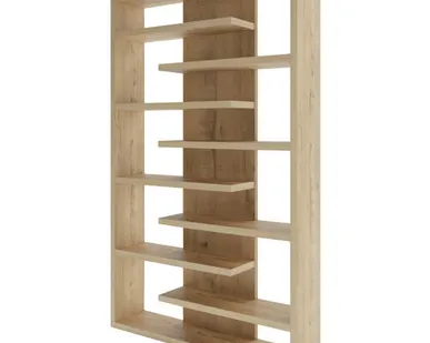 фото стеллаж SAMSON 1300x2100x280мм дуб бунратти тамбурат