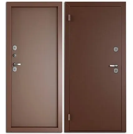Фото №0 Дверь входная с терморазрывом Норд (Промет) металл/металл, Антик медь 2050х880мм, ЛЕВАЯ