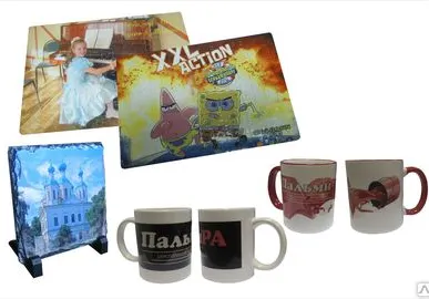 фото Полноцветная печать на кружках, пазлах, камнях, металле, зеркальцах, костер