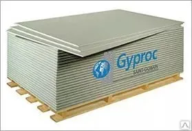 Фото №0 Гипсокартон ( ГКЛ 1200х2500х9.5 Gyproc)